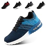 Hitmars Zapatillas Running Hombre Deportivas Mujer Zapatillas de Deporte Correr Caminar Hombre Sneaker Running Azul EU 41